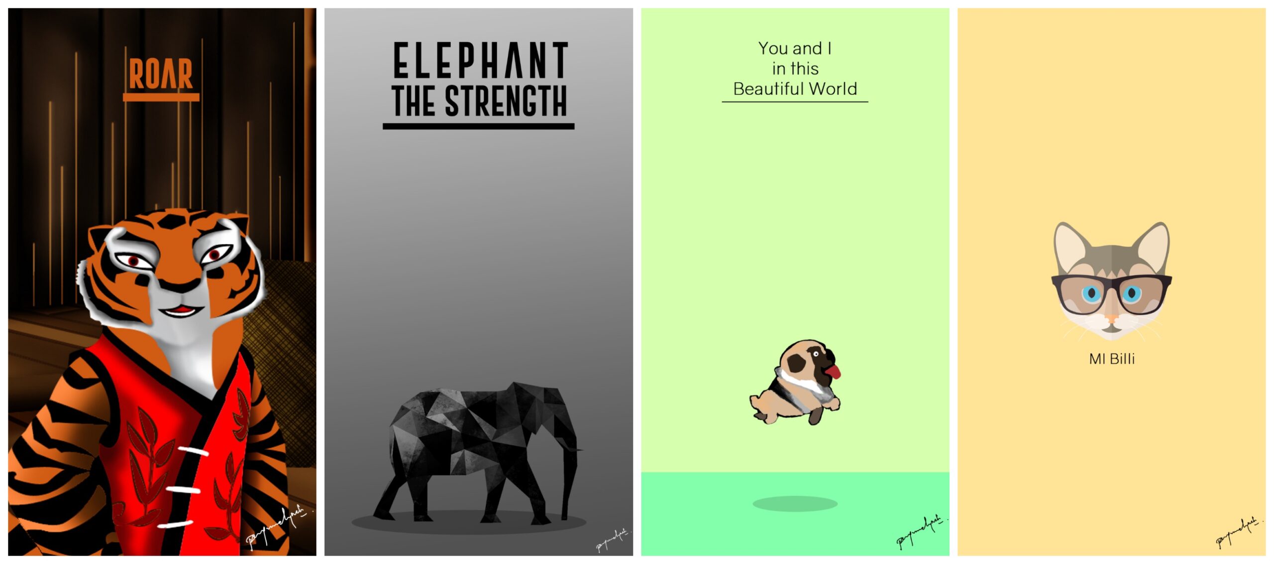 Animals Minimalism – Ps